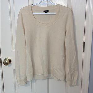 Cream cashmere sweater